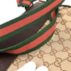 Gucci Vintage Web Crossbody Bag GG Canvas with Leather