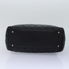 Chanel Vintage CC Zip Around Bowler Bag Quilted Caviar