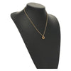 Secondhand Christian Dior CD Pendant Necklace Gold-plated