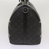 Secondhand Louis Vuitton Keepall Bandouliere Bag Flash Fragment Monogram Eclipse