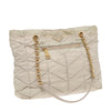 Prada Chain Front Zip Tote Quilted Tessuto