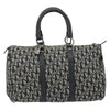 Christian Dior Vintage Trotter Boston Bag Canvas