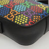 Secondhand Gucci Front Zip Messenger Bag Psychedelic Print GG