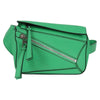 Secondhand Loewe Puzzle Bumbag Green Leather Bags