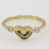 Secondhand Tiffany & Co. Elsa Peretti Full Heart Ring 18K Yellow Gold with Diamond