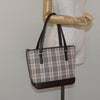 Burberry Nova Check Tote canvas check pattern