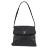 Chanel Vintage CC Flap Shoulder Bag Leather