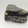 Secondhand Christian Dior Saddle Zip Pouch Diorissimo