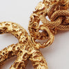 Secondhand Chanel Vintage CC Logo Chain Charm Pendant Gold-plated