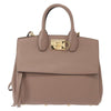 Salvatore Ferragamo Studio Satchel Leather