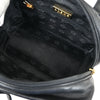 Secondhand Loewe Anagram handbag Black Leather Bags