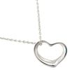 Secondhand Tiffany & Co. Elsa Peretti Open Heart Pendant Necklace Sterling