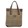 Secondhand Burberry Nova Check Tote Canvas and
