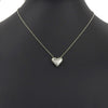 Secondhand Tiffany & Co. Dots heart Necklace Platinum with diamonds