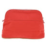 Secondhand Hermes Bolide Pouch Red Cotton Bags