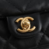 Secondhand Chanel Lady Handle Flap Card Holder on Chain Quilted