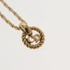 Secondhand Christian Dior CD Round Pendant Necklace