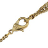 Secondhand Chanel CC Chain Necklace Metal with Faux Pearls
