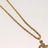 Secondhand Christian Dior CD Pendant Necklace Gold-plated
