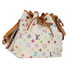 Secondhand Louis Vuitton Petit Noe Handbag Monogram Multicolor