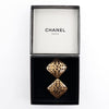 Secondhand Chanel Vintage CC Square Clip-On Earrings