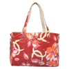 Chanel Vintage Floral Tote Patent leather