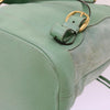 Secondhand Gucci Vintage Bamboo Drawstring Backpack Suede and