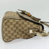 Secondhand Gucci Bella Flap Shoulder Bag GG Canvas with