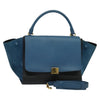 Secondhand Celine Trapeze Bag Blue Leather Bags