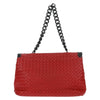 Secondhand Bottega Veneta Glass Shoulder Bag Intrecciato Nappa with Snakeskin