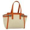 Secondhand Salvatore Ferragamo Gancini Tote Canvas and