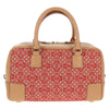 Secondhand Loewe Amazona Bag Leather and Jacquard