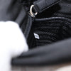 Secondhand Prada Logo Flap Messenger Bag Tessuto