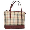 Secondhand Burberry Nova Check Tote canvas check pattern