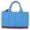 Prada Canapa Convertible Tote Canvas with Applique