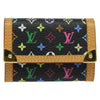 Secondhand Louis Vuitton Porte-Monnaie Plat Coin Purse Monogram Multicolor