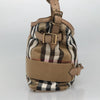 Secondhand Burberry Parsons Hobo House Check Canvas and
