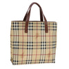 Secondhand Burberry Top Handle Tote Haymarket