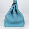 Hermes Birkin Handbag Blue Togo with Palladium Hardware