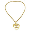 Secondhand Chanel CC Heart Pendant Necklace