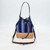Secondhand Prada Drawstring Bucket Bag Canvas and Wicker