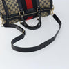 Gucci Vintage Web Boston Bag GG Canvas