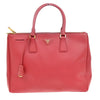 Prada Double Zip Lux Tote Saffiano Leather