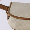 Celine Vintage Macadam Shoulder Bag Canvas and Leather