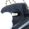 Secondhand Chanel Lady Handle Flap Card Holder on Chain Quilted