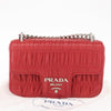 Prada Gaufre Chain Flap Shoulder Bag Nappa Leather