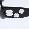 Secondhand Chanel Camélia sunglasses Black Plastic Accessories