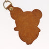 Louis Vuitton Murakami Panda Bag Charm and Keychain Vachetta Leather
