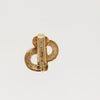 Secondhand Christian Dior CD logo clip earrings