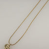 Secondhand Christian Dior CD Pendant Necklace Gold-plated